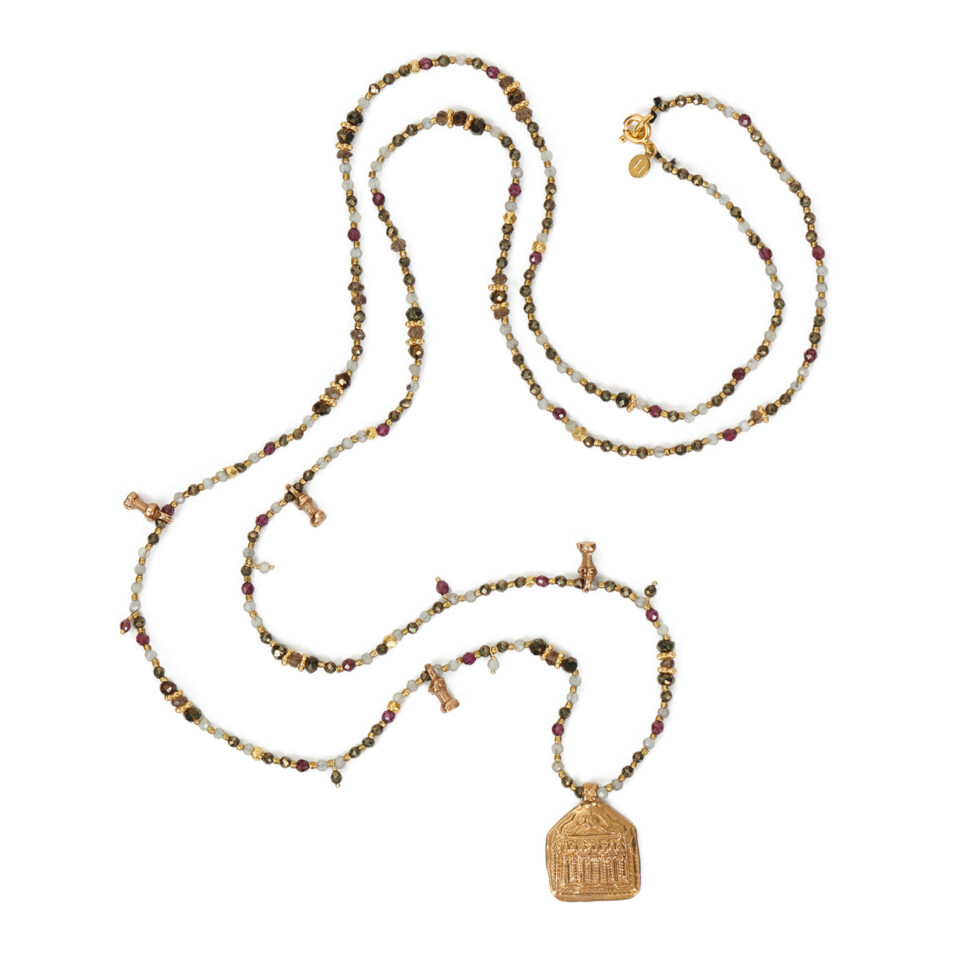 Untitledition: Nepal Gemstone Beaded Necklace, tomfoolery