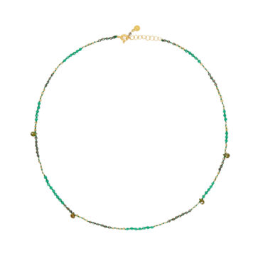 Untitledition: Edera Green Onyx Beaded Necklace, tomfoolery