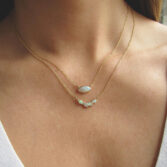 Misa Hamamoto: Petal Opal Necklace, tomfoolery