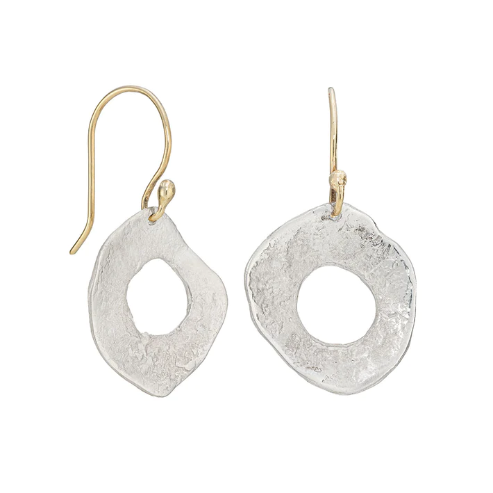 Adder Stone Drop Earrings Silver by Emily Nixon available online at tomfoolery london